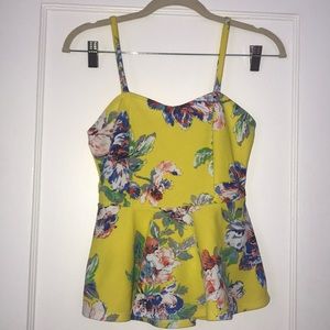 Yellow Floral Top!